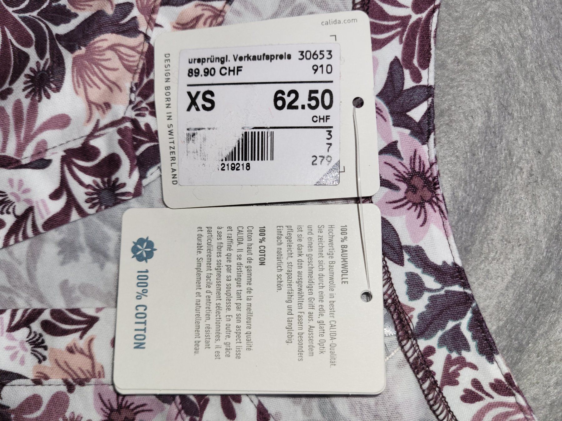 Calida Négligés & Pyjamas: "Calida "p.m.62 CHF – Neuf avec emballage d'origine à St-Prex par natali78 4