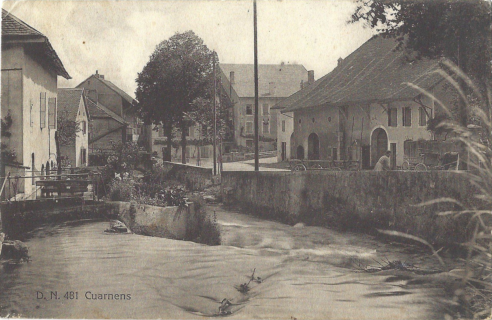 Cartoline postali: D. N. 481   Cuarnens – Usato da Bütschwil venduto da Jackson1A
