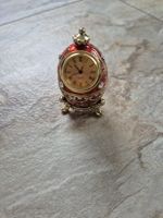 FRANKLIN MINT EI MIT UHR UND SWAROVSKI STEINEN