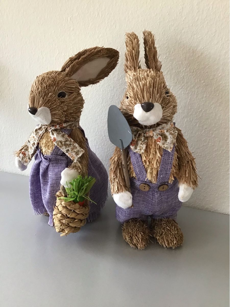 Tutte le decorazioni: Hasen Ostern aus Stroh – Usato da Frenkendorf venduto da silasho 2