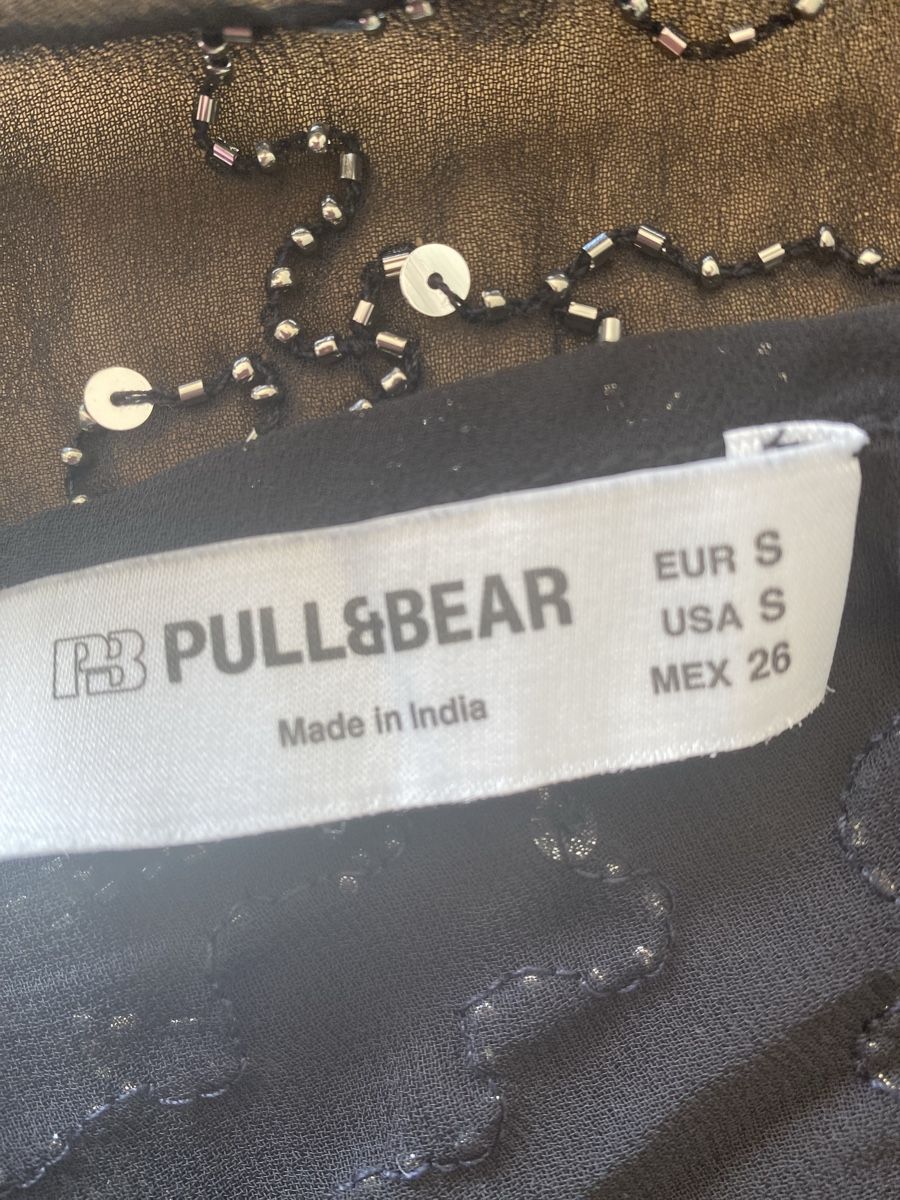 Pull&Bear Tops: Pull & Bear Sommer-Top schwarz, Gr. S – D'occasion à Hittnau par Birdie68 1