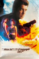 Denise Richards AUTOGRAMM auf POSTER James Bond World is not