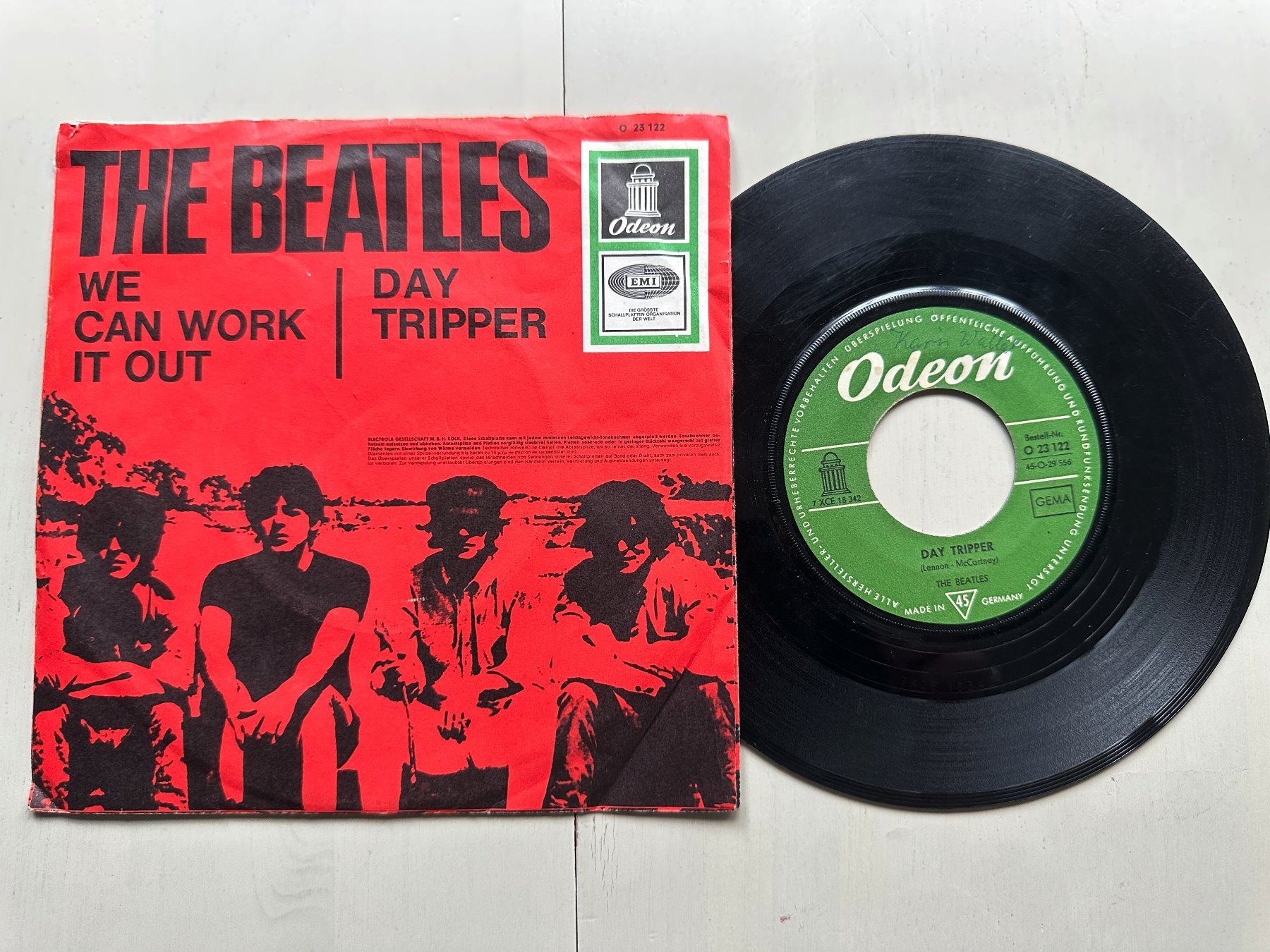 Dischi in vinile: BEATLES tolle Single We can work it out Day Tripper Kult – Usato da Basel venduto da Partridge 1