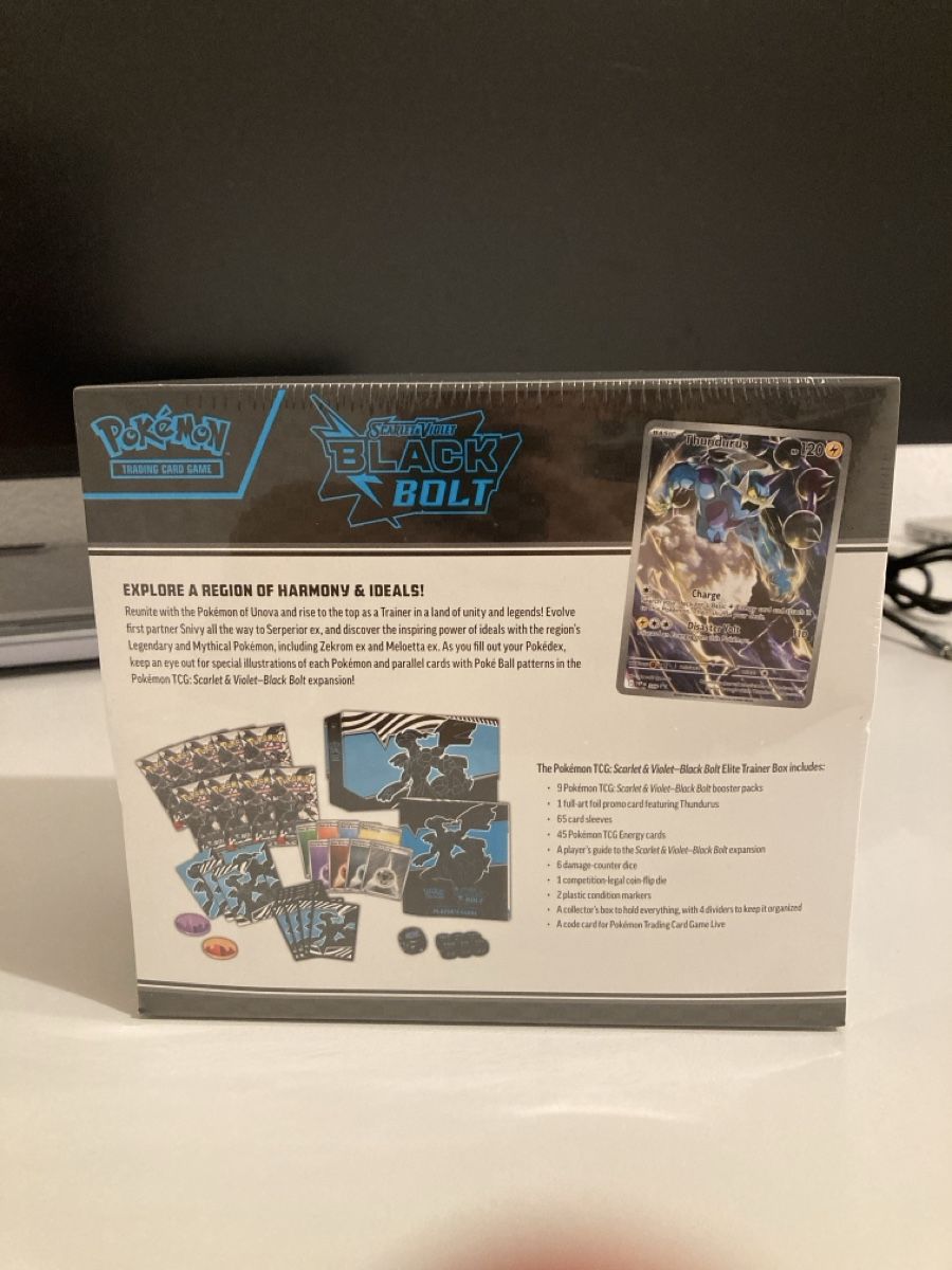 Pokémon Cartes à collectionner: Black Bolt ETB EN Sealed – Neuf avec emballage d'origine à Wohlen AG par Liridon22 2