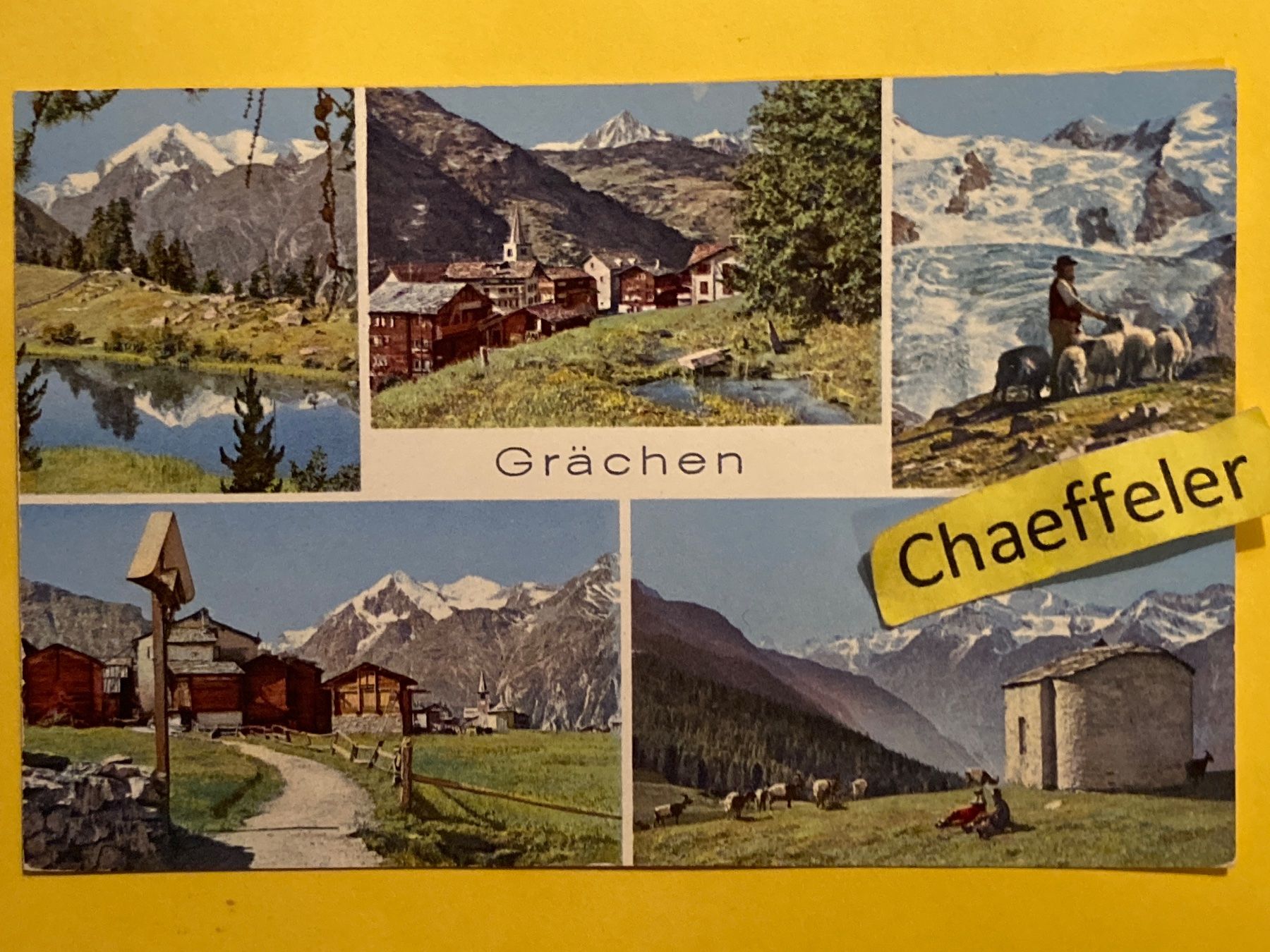 Cartes postales: 1961  46940 Grächen – D'occasion à Zürich par Chaeffeler