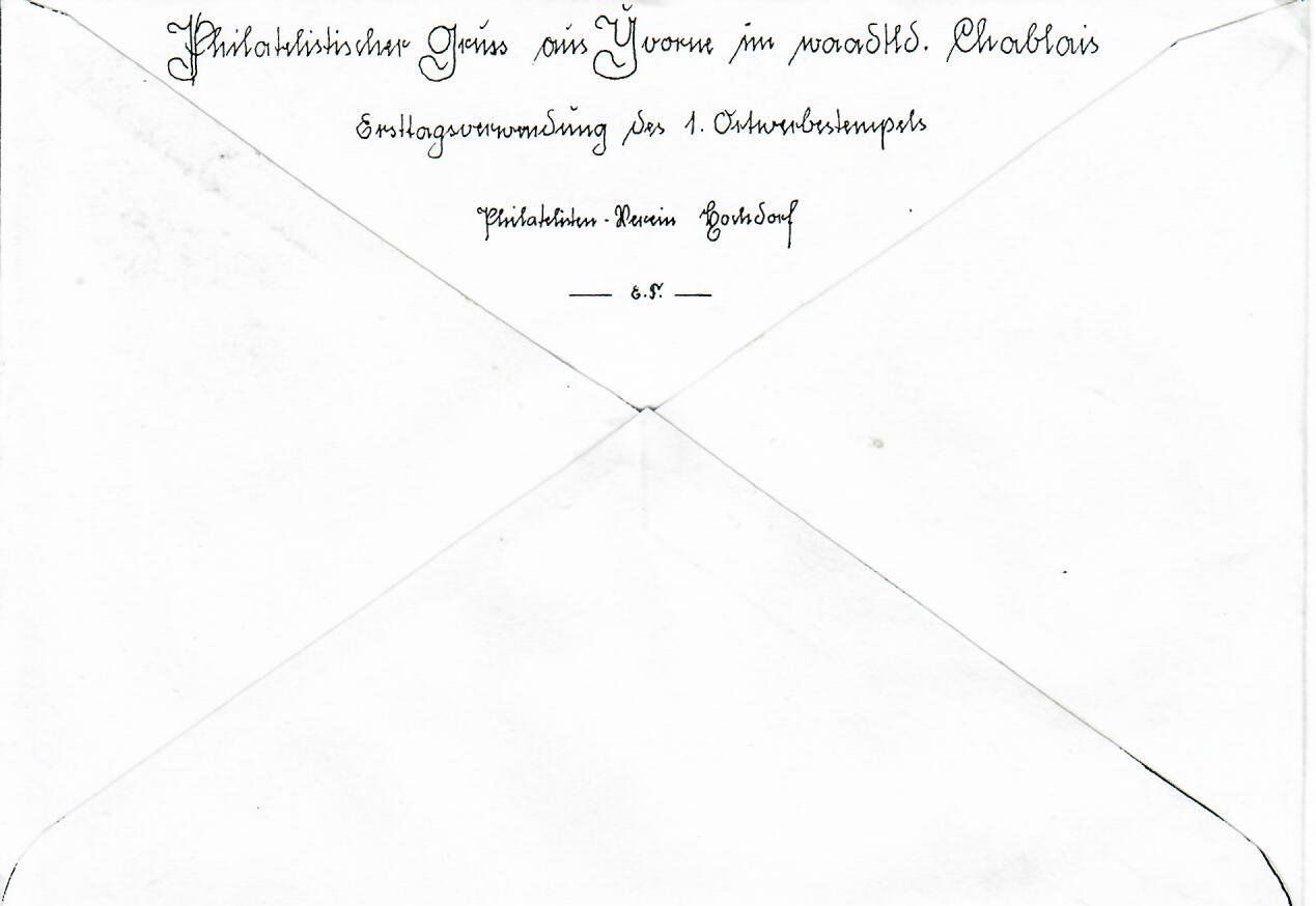 Tutti i francobolli: Illustrierter Brief Yvorne – Usato da Hochdorf venduto da Ziegel-16 1