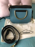 Fossil blau weiss gelb beige T361