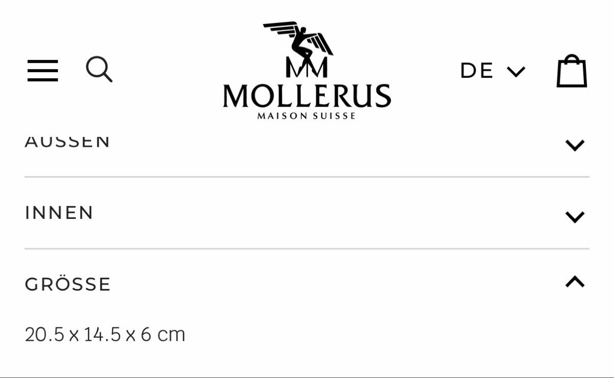 Maison Mollerus Borse da donna: Maison Mollerus Meyrin – Nuovo e nell'imballaggio originale da Volketswil venduto da Flower_18 2