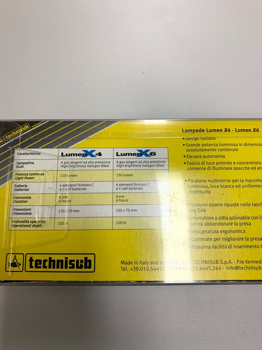 Lampen: Tauchlampe LX4 - Technisub – Neu und originalverpackt aus Samstagern von Spliti 1