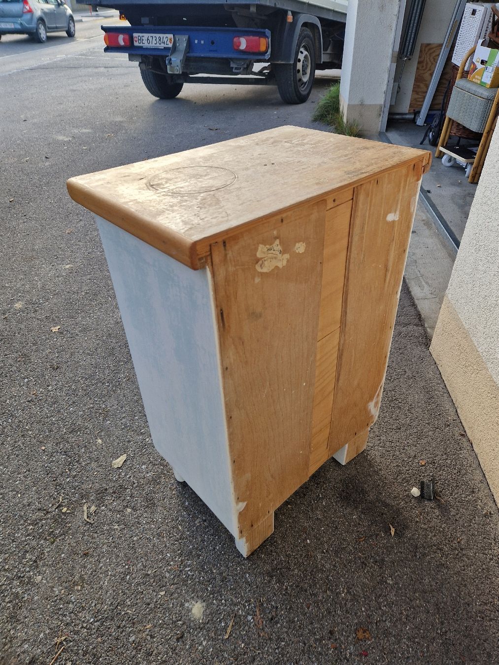 Nachttische: Nachttischli, Holz, Shabby Chic, restauriert – Gebraucht aus Mörigen von Clio111 4