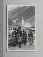 Lötschental, Volkstrachten, Tracht, Kirchgang