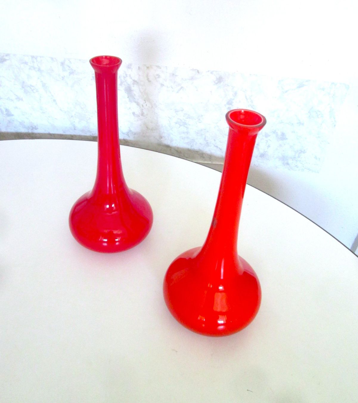 Vasi & Recipienti: 2 Glasvasen – Usato da Sementina venduto da babucia 2