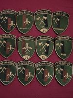 12 Genie Schulen Abzeichen und Stab Genie Rttg Badges Klett