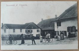 Souvenir d' Oppens mit Fahrrad um1905