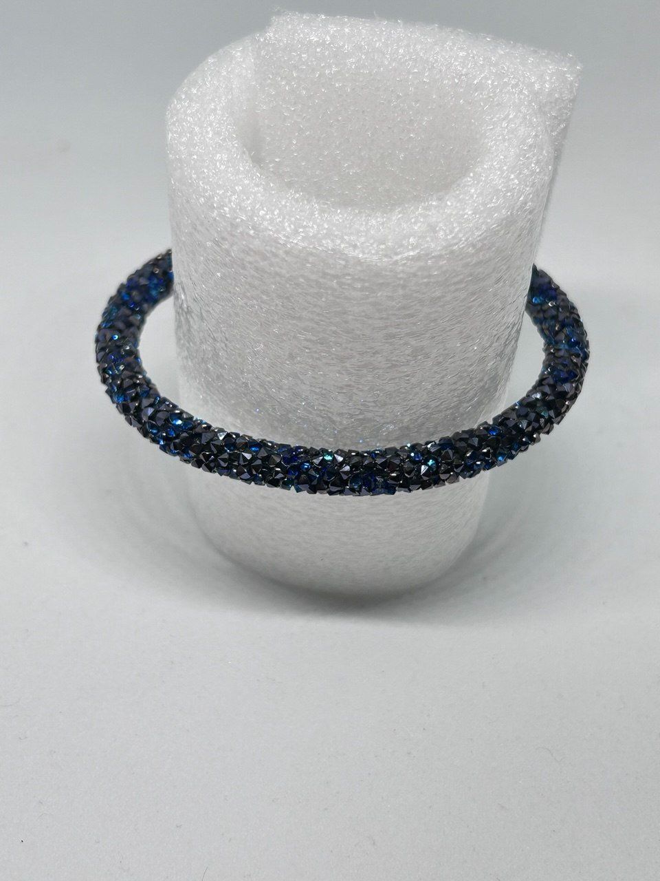 Swarovski Bracciali & Braccialetti: Bracciale rigido SWAROVSKI Crystaldust blu originale – Usato da Giubiasco venduto da LorisVale 4