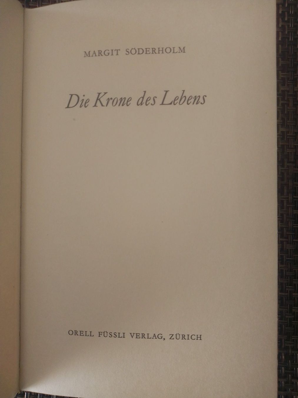 Livres: Die Krone des Lebens – D'occasion à Bassersdorf par elm_f9sw 1