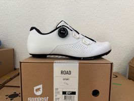 Rennradschuhe Suplest weiss Grösse 43 neu