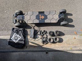 Onsra Black Carve E-Longboard Belt Drive – gebraucht