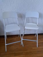 2 Barhocker /Stühle weiss Ikea