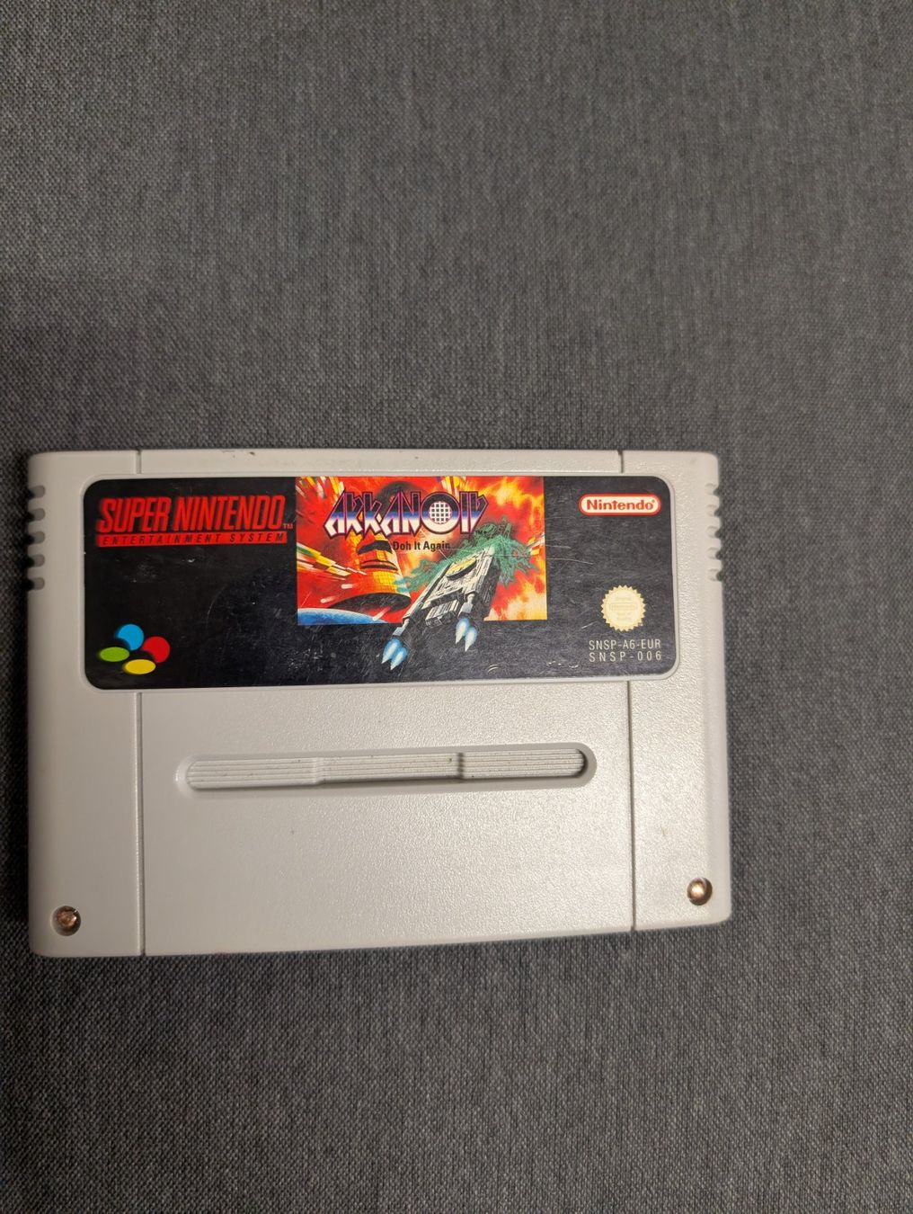 Giochi: Arkanoid doh it again Super Nintendo – Usato da Giubiasco venduto da Ticinerd