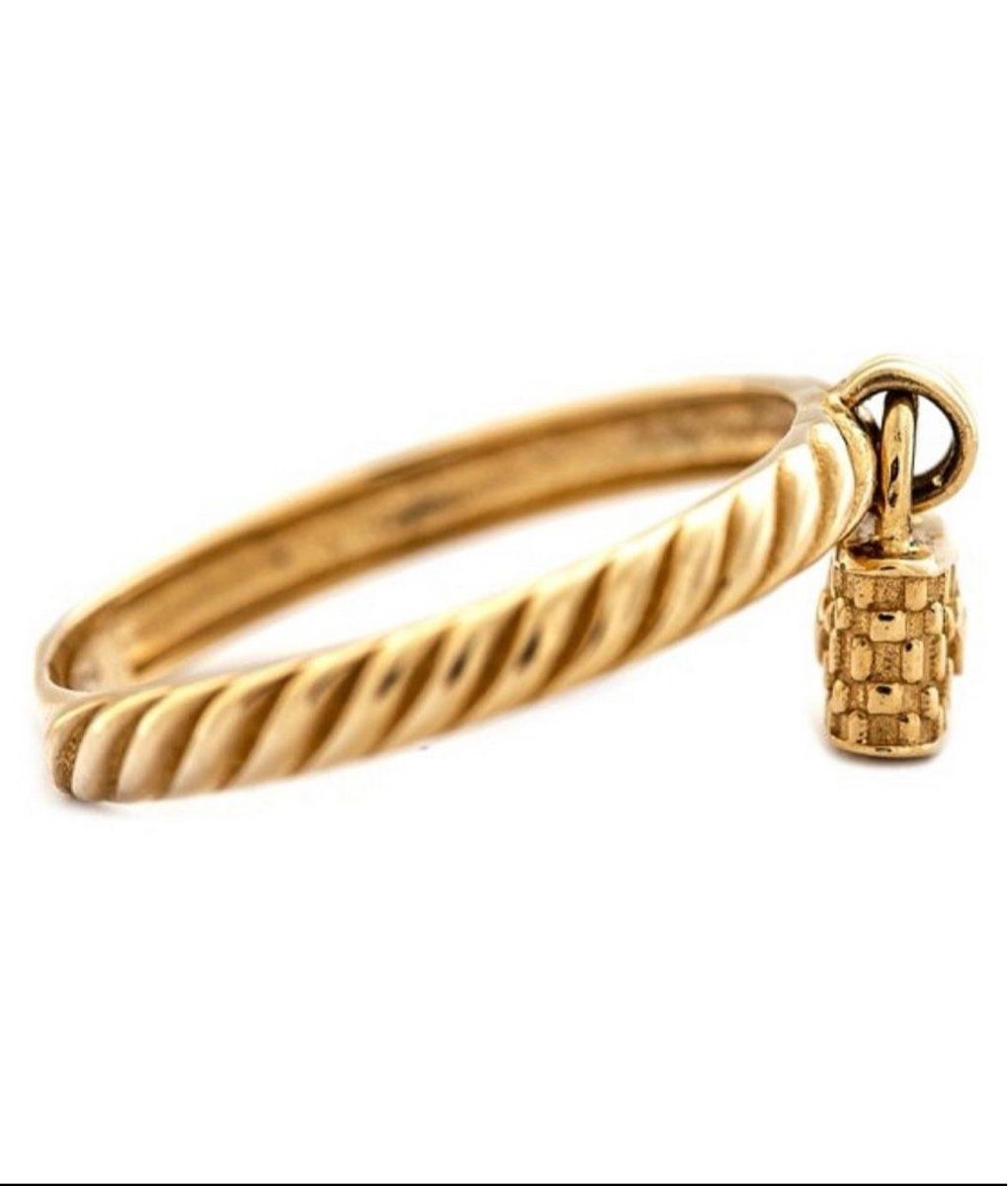 Anelli: Herziger Ring mit Schloss 14k Gelbgold – Nuovo (secondo la descrizione) da Untersiggenthal venduto da TimeandShine 1