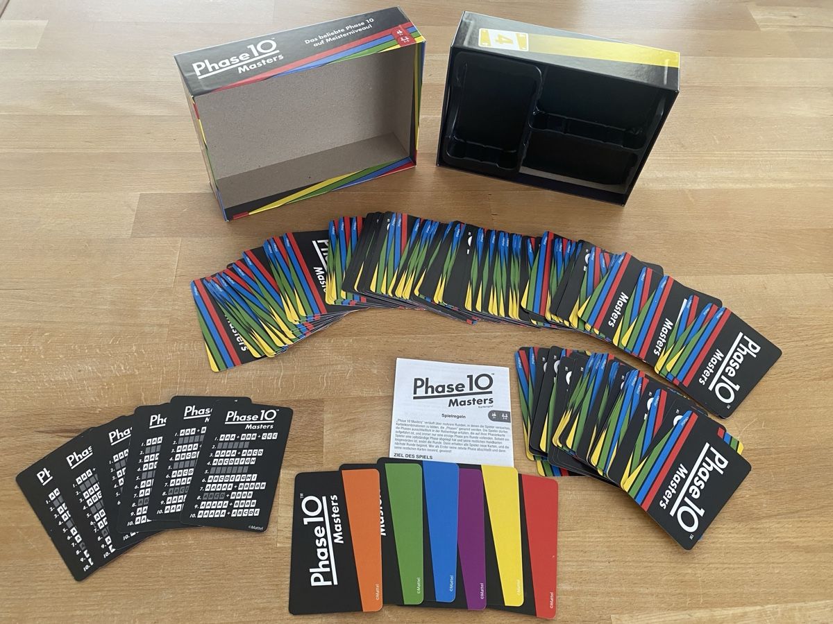 Mattel Giochi: Phase 10 Masters Kartenspiel – Nuovo (secondo la descrizione) da Arni AG venduto da Pee6 1