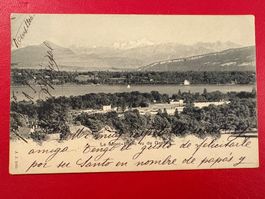 1906 / Le Mont-Blanc vu de Genève / siehe Rückseite