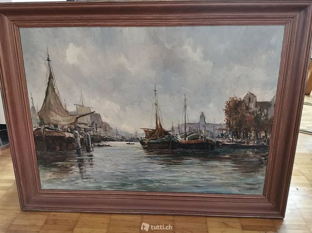 Olbild Auf Leinwand
