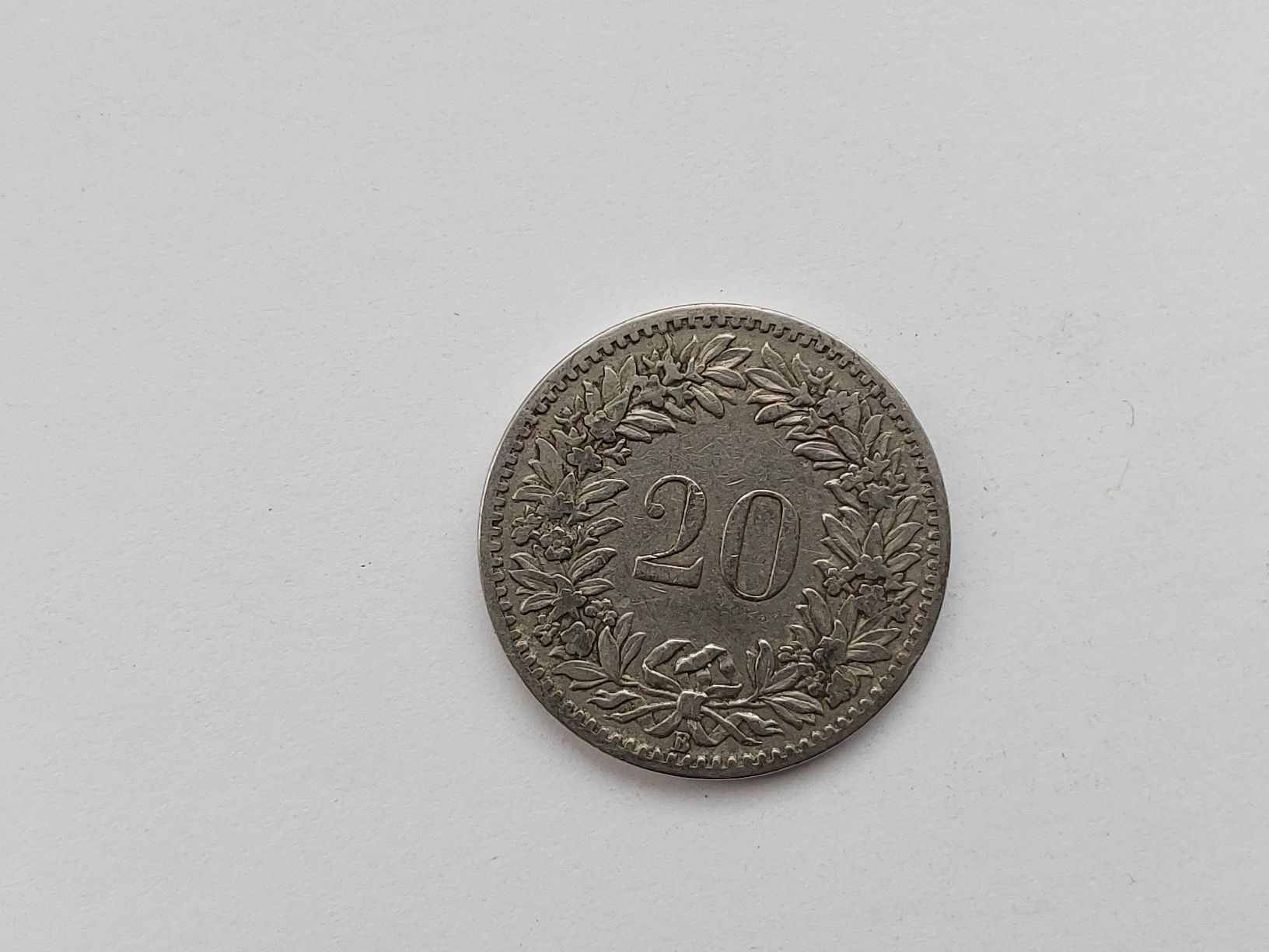 Alle Münzen: 20 rappen 1887 rar – Gebraucht aus St. Gallen von aha_2prr 1