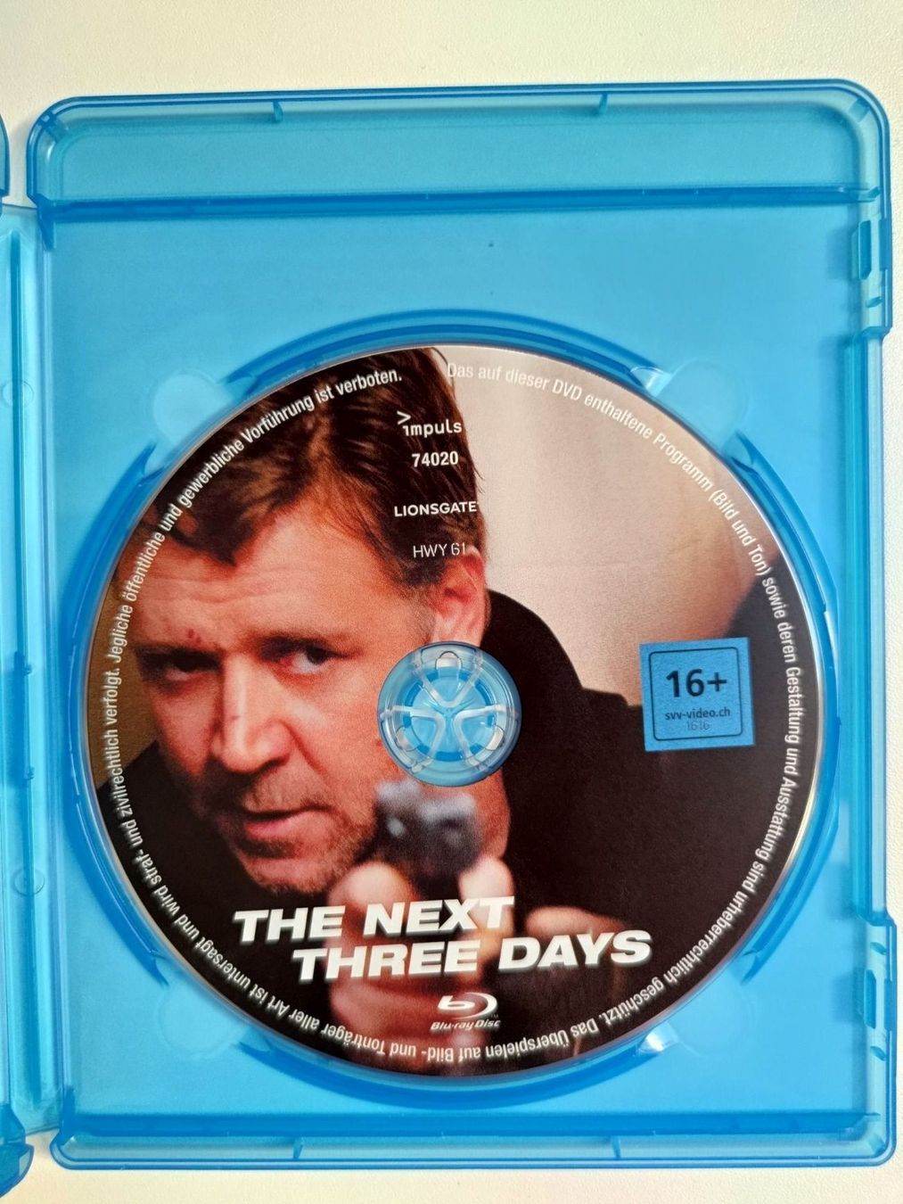 Tutti i DVDs: The next three days – Usato da Liestal venduto da Kratzilla 1
