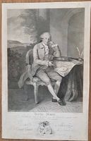 Gravure ancienne David de Pury . Abraham Girardet circa 1800
