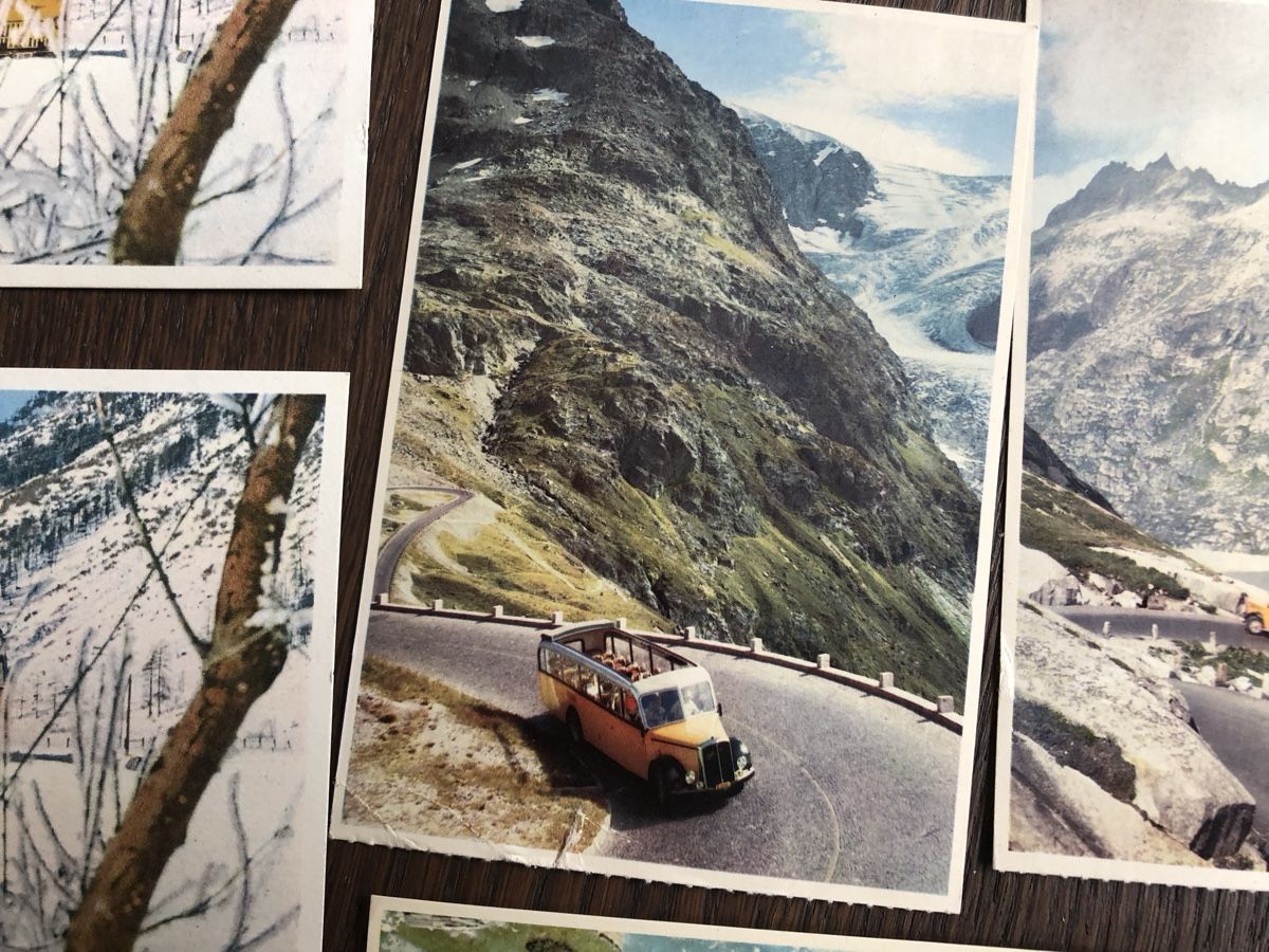 Cartoline postali: 9 offizielle Werbekarten POSTAUTO PTT – Usato da Lufingen venduto da Rac0 5