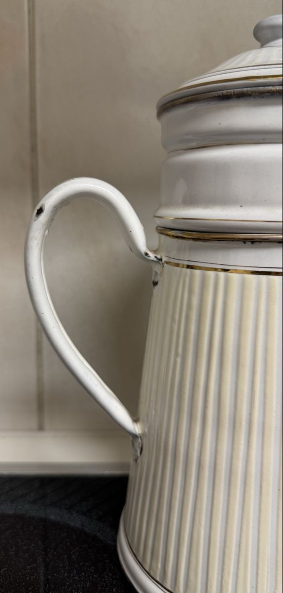 Teiere: Sehr originelle Emaille(-Tee/-Kaffee)-Kanne – Usato da Chur venduto da Lilo_Pulver 7