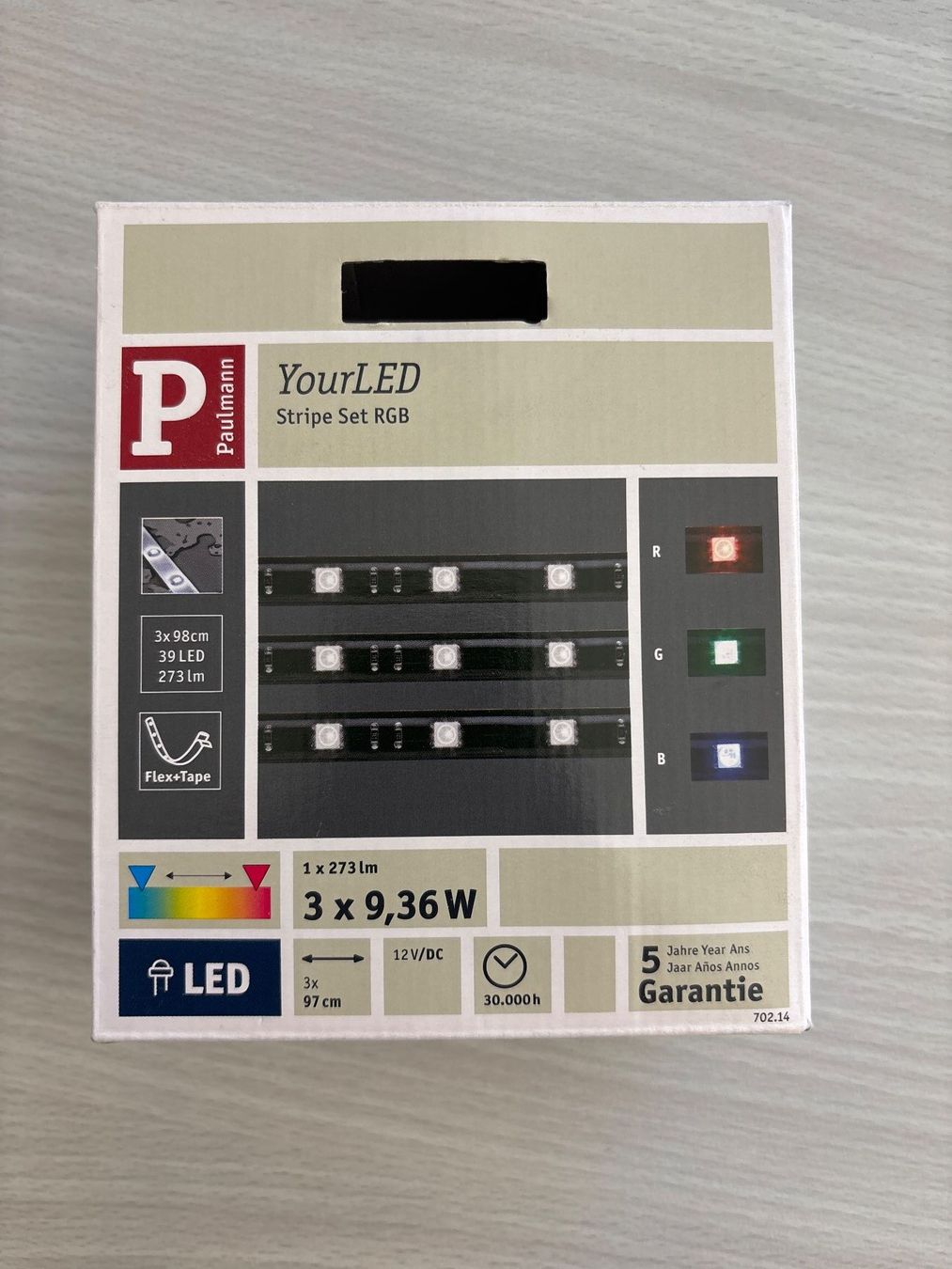 Paulmann Lampes: Paulmann YourLED Stripe Set RGB 3x 98cm – D'occasion à Fribourg par DASH-D