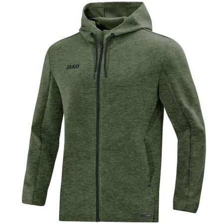 Jako Kapuzenjacke Premium Basics - khaki meliert (Grösse...