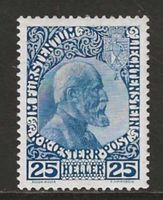 1912 : Liechtenstein Nr. 3x, postfrisch ** KP 450.--