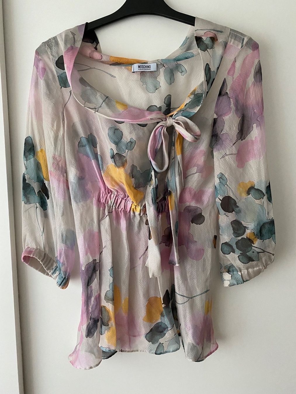 Moschino Camicette: Moschino Seidenbluse, Grösse 38 – Usato da Winterthur venduto da marisole4