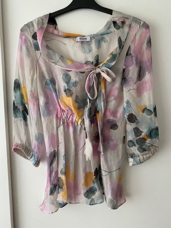 Moschino Seidenbluse, Grösse 38