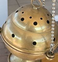 Encensoir en Laiton Massif - Objet de Culte Authentique