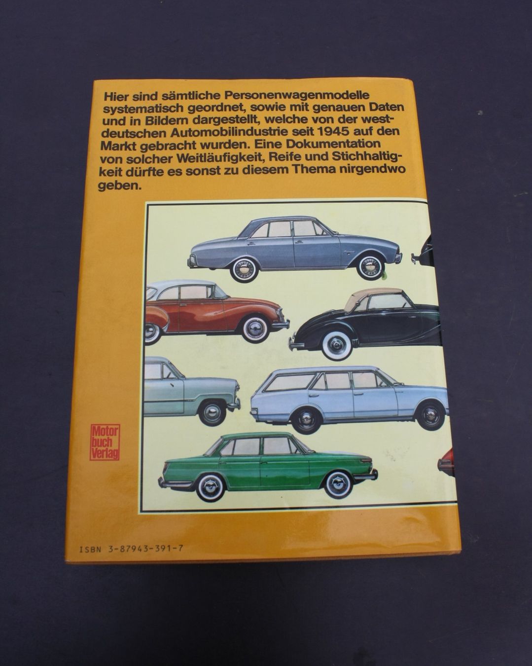 Libri: "Deutsche Autos 1945-1975" Werner Oswald Typenbuch Oldtimer – Usato da Egnach venduto da Cintegral 1