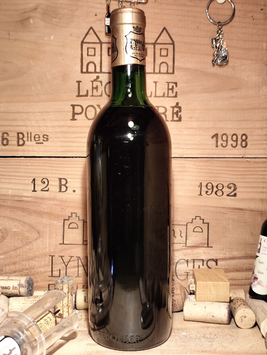 Vino: 1971 Chateau La Tour Vedrines – Nuovo e nell'imballaggio originale da Büsserach venduto da Vintage-vins 2