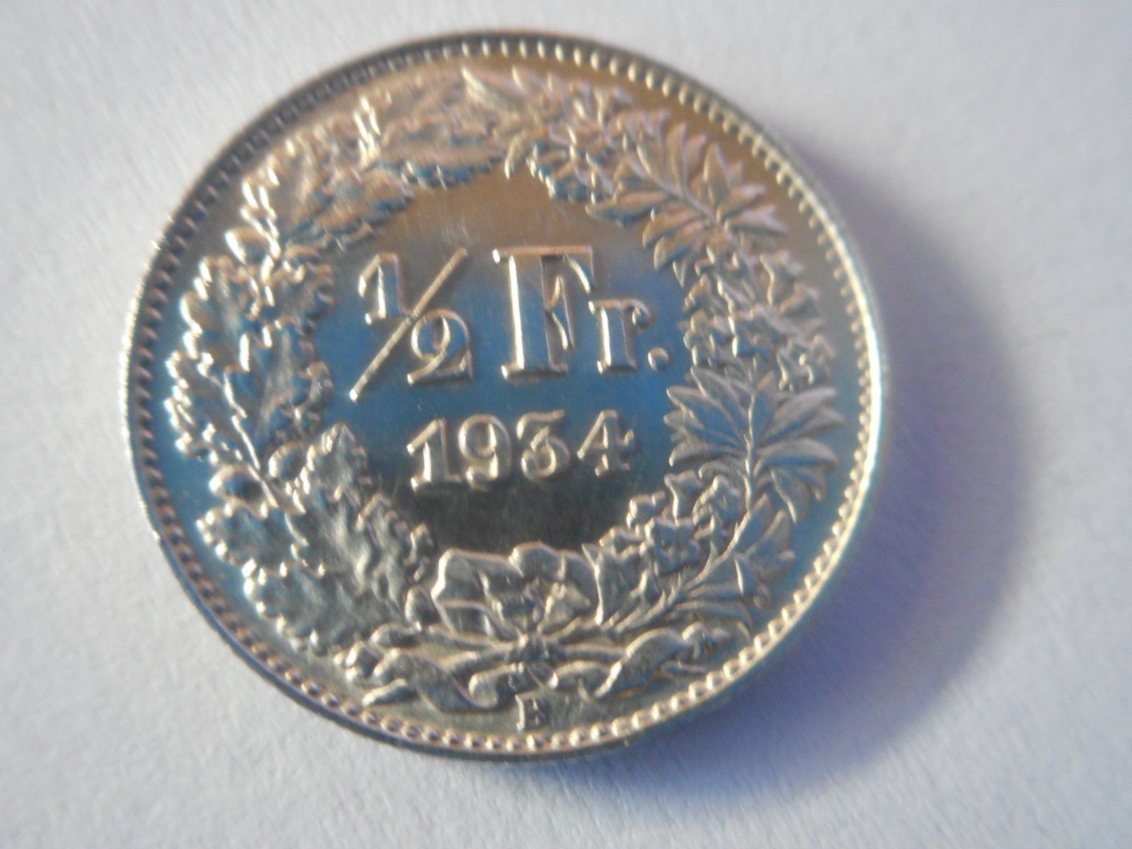 Tutti le monete: 50 Rp. 1934 silber  unz/stgl – Nuovo (secondo la descrizione) da Kriegstetten venduto da pizlad2010 1