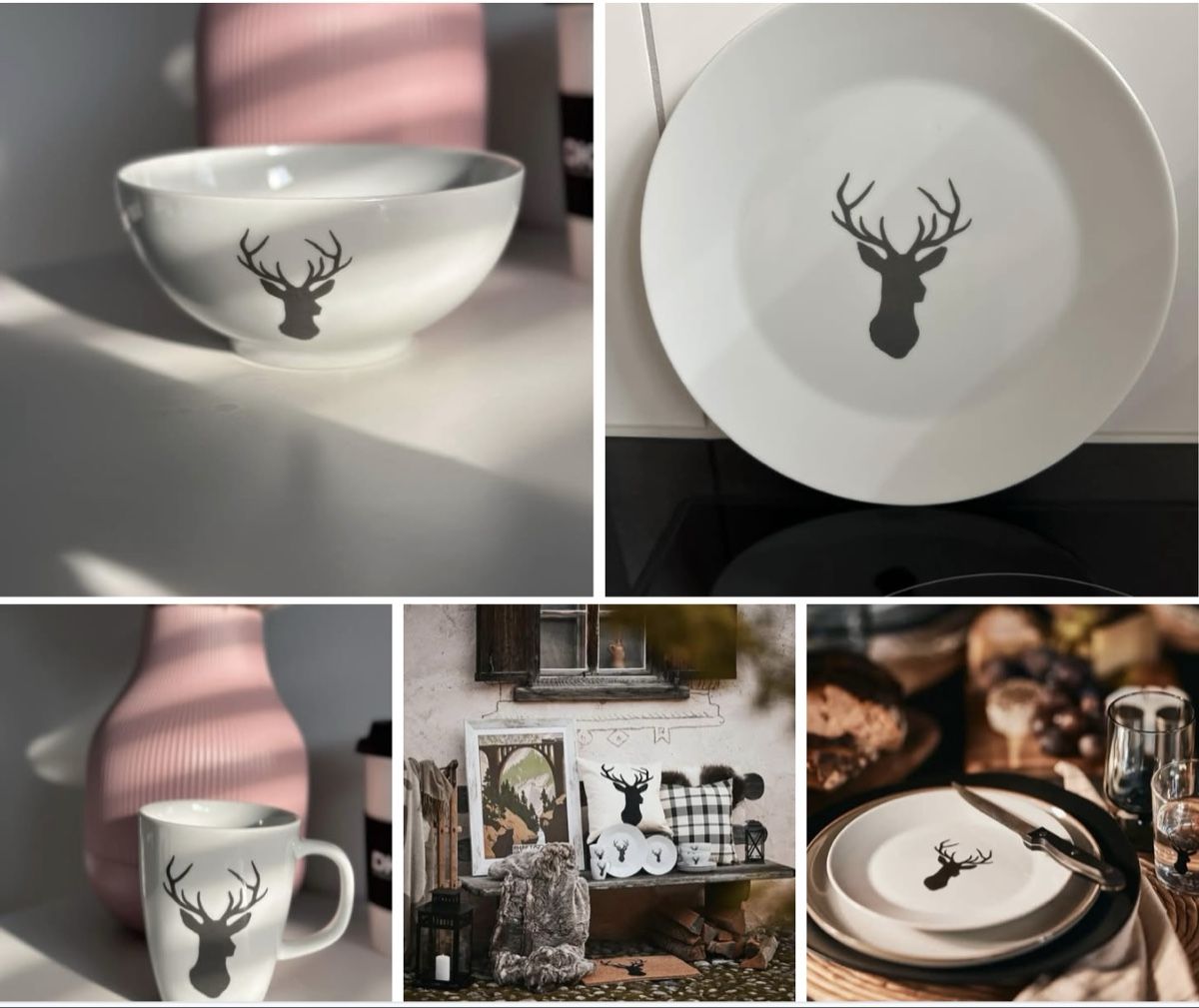 IKEA Geschirr Chalet Edition Hirsch 🦌 (Neu (gemäss Beschreibung)) in Zollikofen für CHF 60 – nur Abholung auf Ricardo kaufen