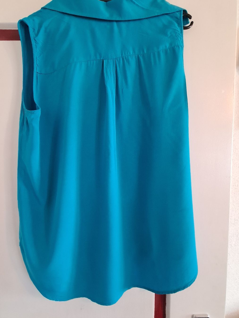 Camicette: Elegante Damenbluse Gr. 42 türkis – Usato da Balterswil venduto da bischoftanja 1