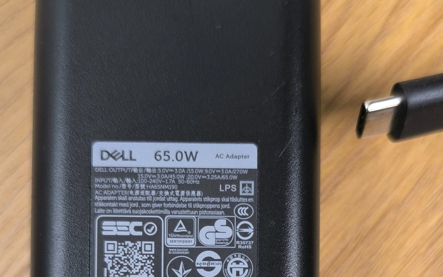 Dell Caricabatterie: Original Dell Netzteil 65W, USB-C – Usato da Wald ZH venduto da 89kingle 1