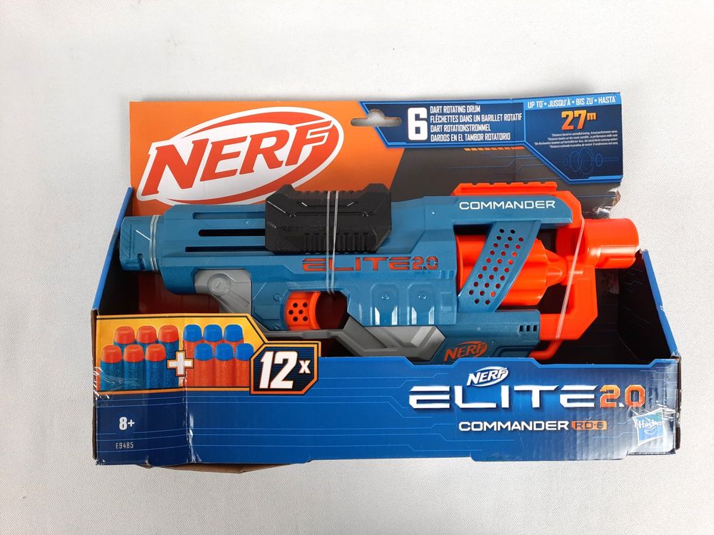 NERF Elite 2.0 Commander RD-6 (Neu (gemäss Beschreibung)) in Beinwil am ...