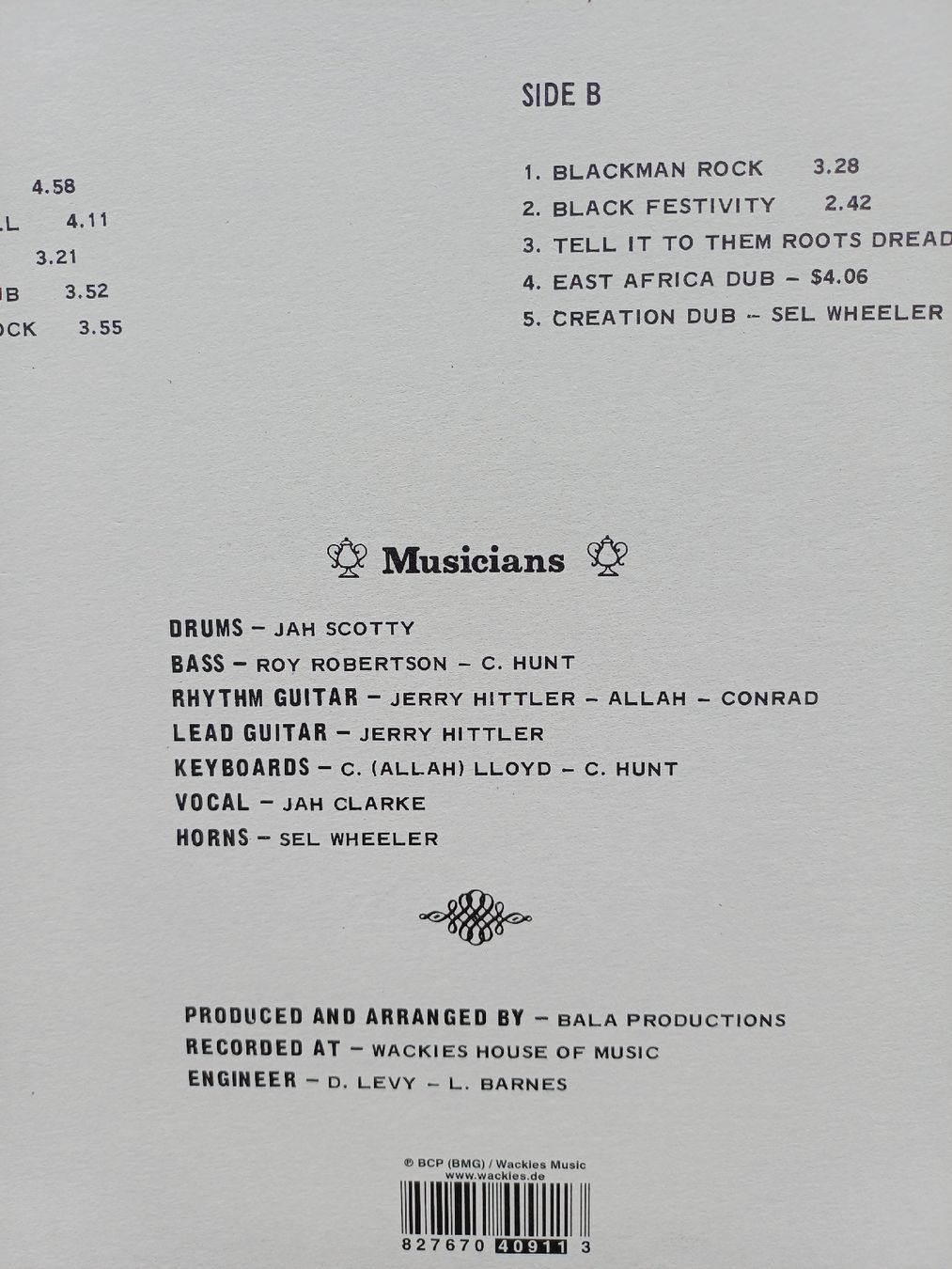 Vinyles: Wackies (Label) "Creation Dub" LP – Neuf (Voir description) à Begnins par Drastic-Sound 2