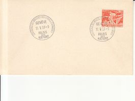 Sonderstempel S. 484 Genève Palais des Nations1959