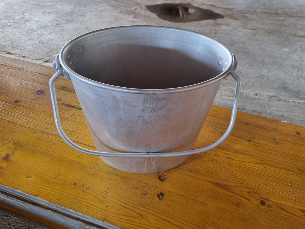 Militär Kessel Suppenkessel 14 Liter Deko Milchkanne plasma | Kaufen ...