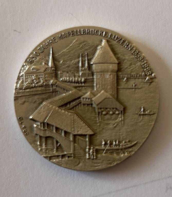 Buste & buste per spedizione: Lettre Lucerne avec pièce en argent  – Usato da Ecublens venduto da achille1954 2